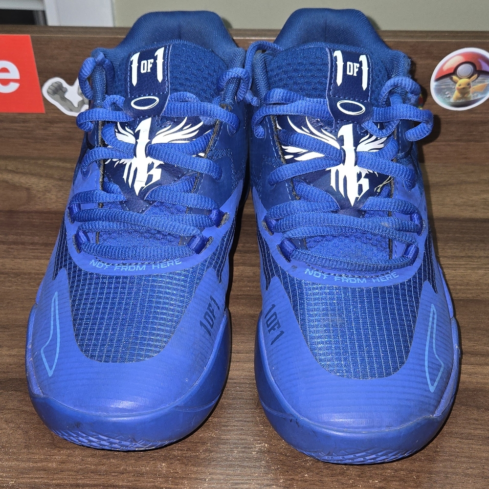 Puma LaMelo Ball MB.01 In Team Colors Blazing Blue 6y - Picture 2 of 6